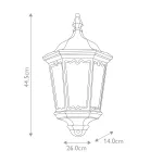 Настенный фонарь Elstead Lighting Medstead half MD7-BLACK