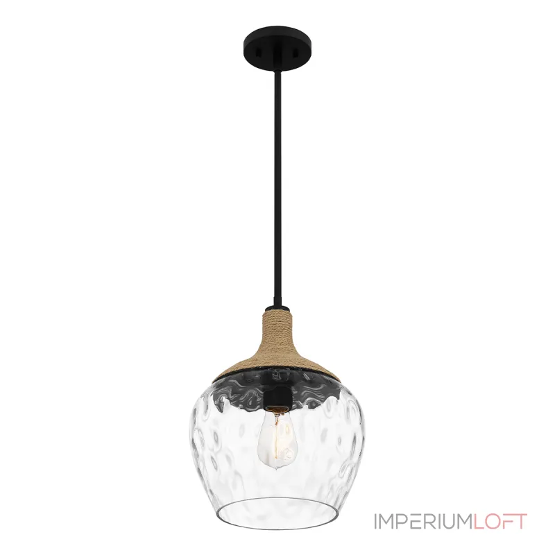 Подвесной светильник Quoizel Royer QZ-ROYER-1P-MBK