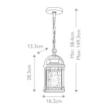 Подвесной фонарь Quoizel Booker QN-BOOKER8-S-IA