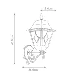 Настенный фонарь Elstead Lighting Norfolk NR1-BLK