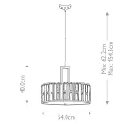 Подвесной светильник Hinkley Gemma HK-GEMMA-P-C-VBZ