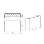 Настенный фонарь Natural Concepts Dwell NC-003328-SB