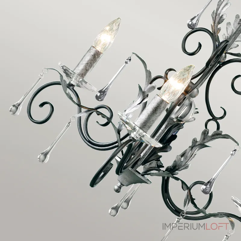 Люстра Elstead Lighting Amarilli AML3-BLK-SILVER Люстра Elstead Lighting Amarilli AML3-BLK-SILVER