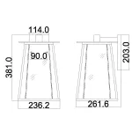 Настенный фонарь Hinkley Walker HK-WALKER2-L