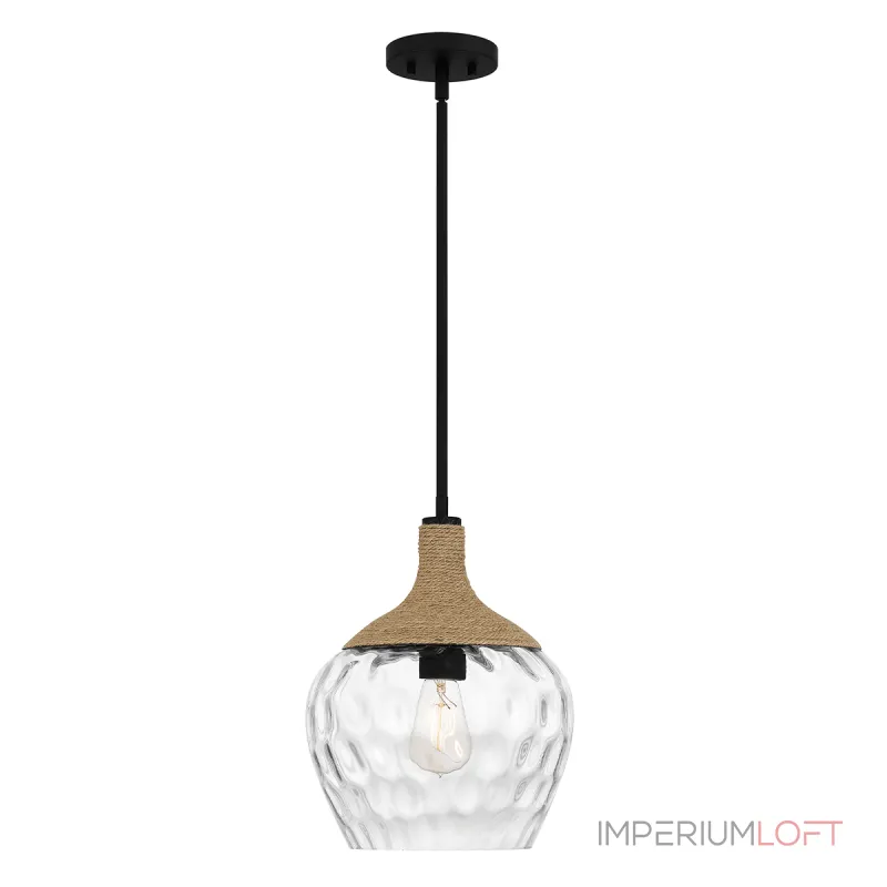 Подвесной светильник Quoizel Royer QZ-ROYER-1P-MBK