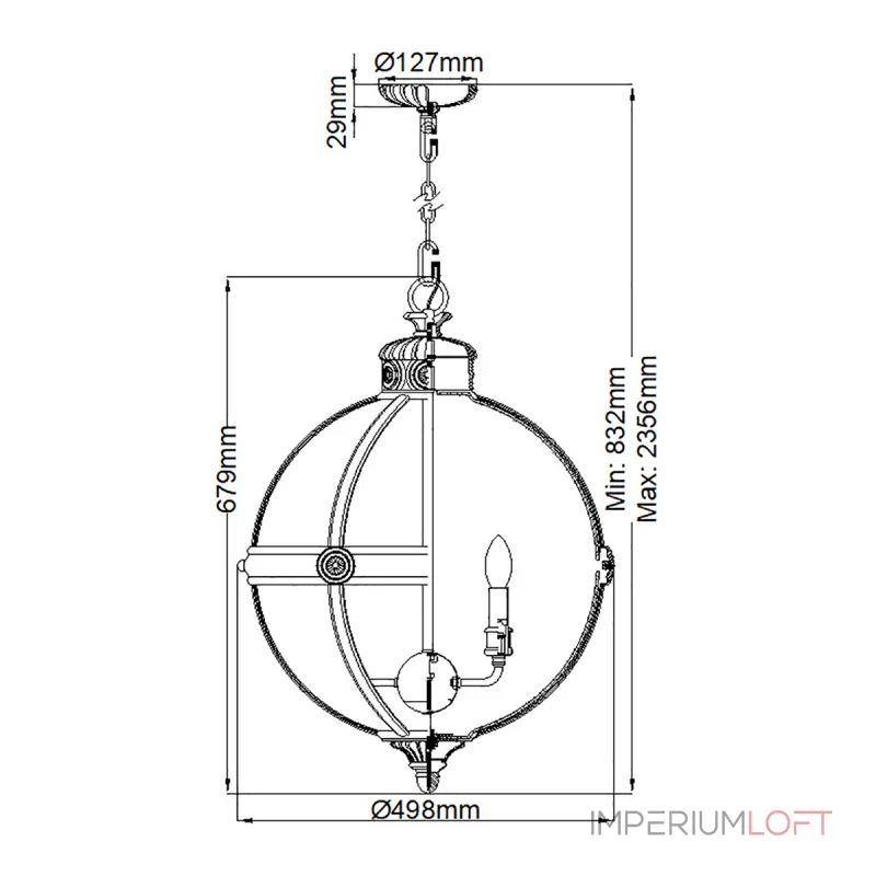 Подвесной светильник Feiss Adams FE-ADAMS-4P-ANL Подвесной светильник Feiss Adams FE-ADAMS-4P-ANL