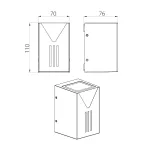 Настенный фонарь Natural Concepts Dwell NC-003333-SB