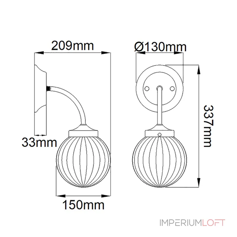 Бра Elstead Lighting Cosmos DL-COSMOS1 Бра Elstead Lighting Cosmos DL-COSMOS1