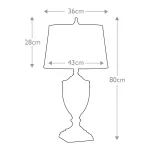 Настольная лампа Quoizel Dennison QZ-DENNISON-PB