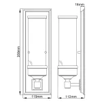 Бра для ванных комнат Elstead Lighting Cambridge (el) BATH-CM1