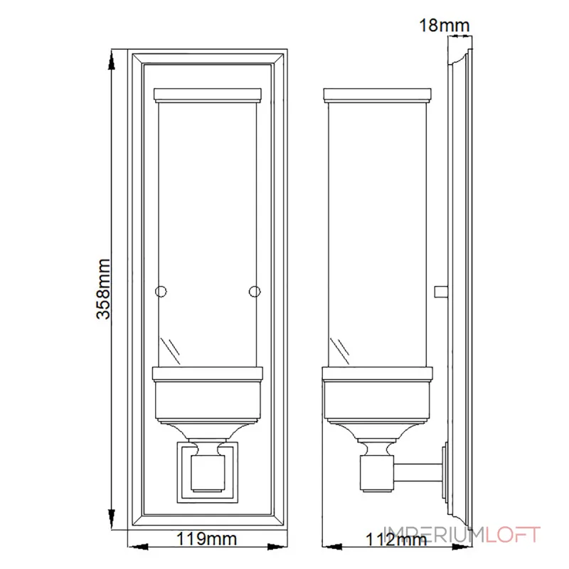 Бра для ванных комнат Elstead Lighting Cambridge (el) BATH-CM1 Бра для ванных комнат Elstead Lighting Cambridge (el) BATH-CM1