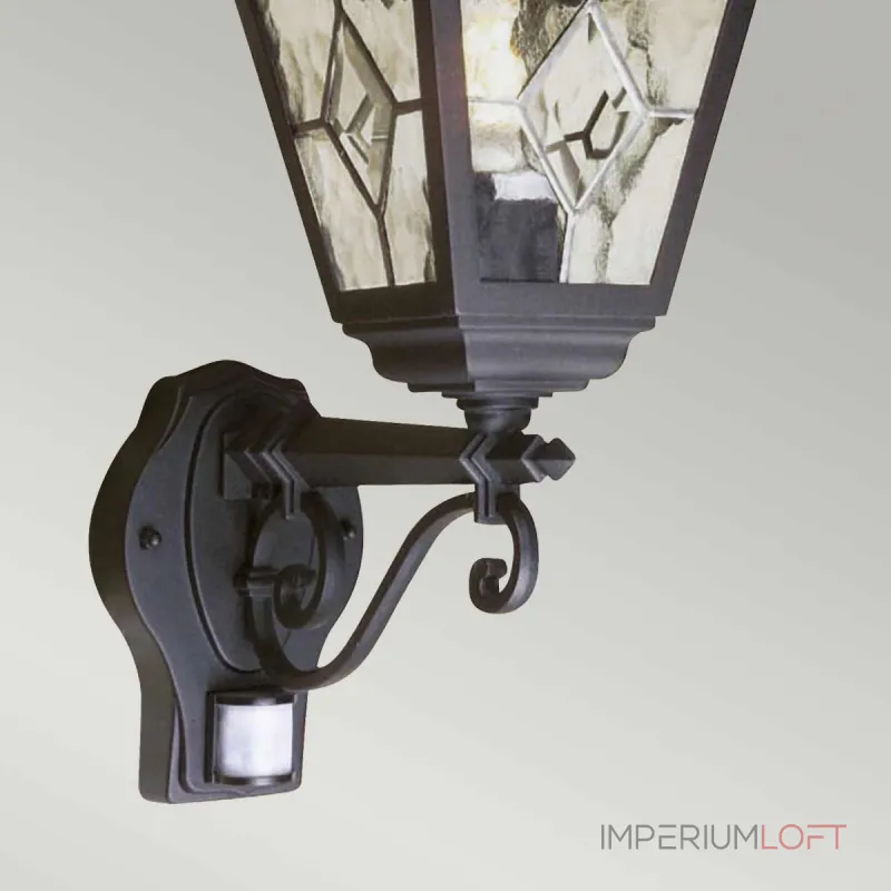 Настенный фонарь Elstead Lighting Norfolk NR1-PIR-BLACK Настенный фонарь Elstead Lighting Norfolk NR1-PIR-BLACK