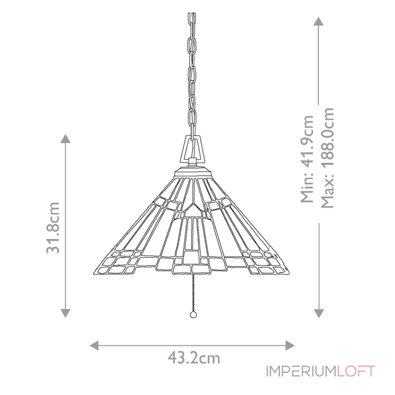 Подвесной светильник Quoizel Inglenook QZ-INGLENOOK-P-A