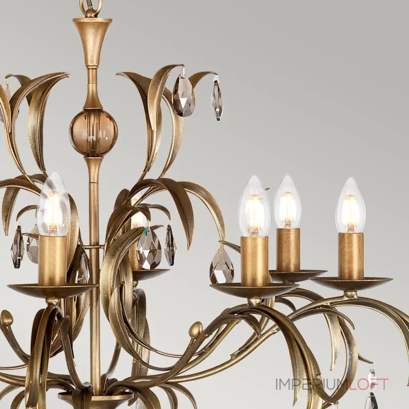 Люстра Elstead Lighting Lily LL8-ANT-BRZ Люстра Elstead Lighting Lily LL8-ANT-BRZ