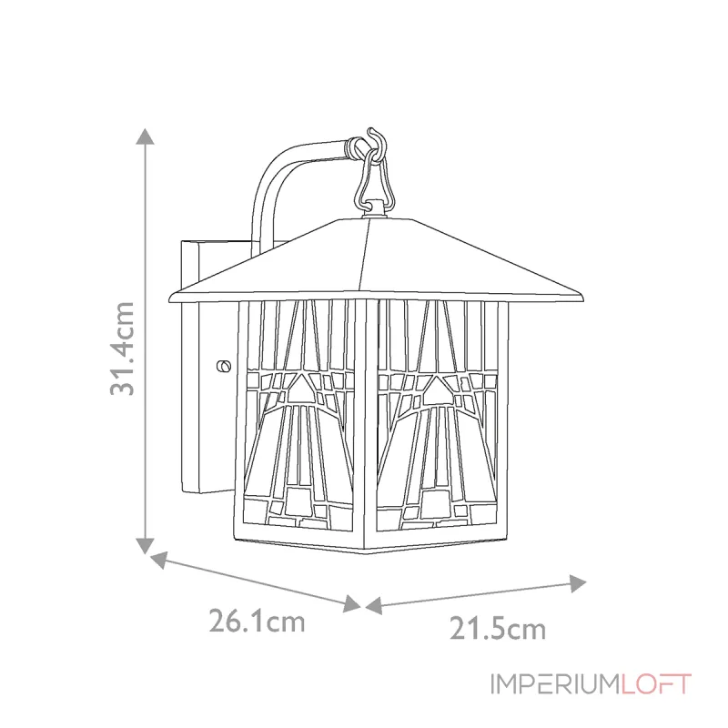 Настенный фонарь Quoizel Inglenook QZ-INGLENOOK2-M