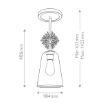 Подвесной светильник Elstead Lighting Staring STARING-MP-DG-CLEAR