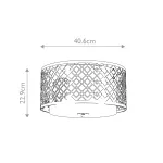Потолочный светильник Elstead Lighting Ziggy ZIGGY-F-M-LS