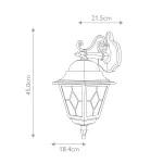 Настенный фонарь Elstead Lighting Norfolk NR2-BLK