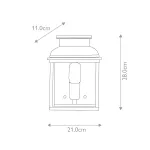 Настенный фонарь Elstead Lighting Old bailey OLD-BAILEY-BR
