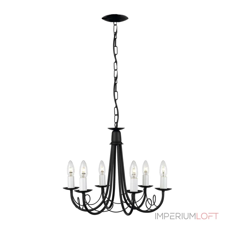 Люстра Elstead Lighting Minster MN6-BLACK Люстра Elstead Lighting Minster MN6-BLACK