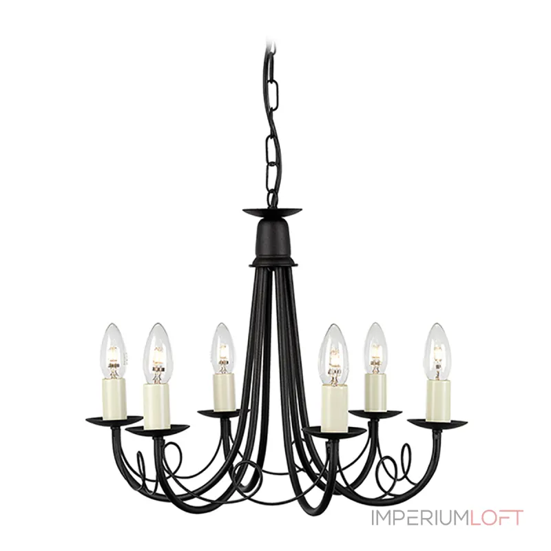 Люстра Elstead Lighting Minster MN6-BLACK Люстра Elstead Lighting Minster MN6-BLACK