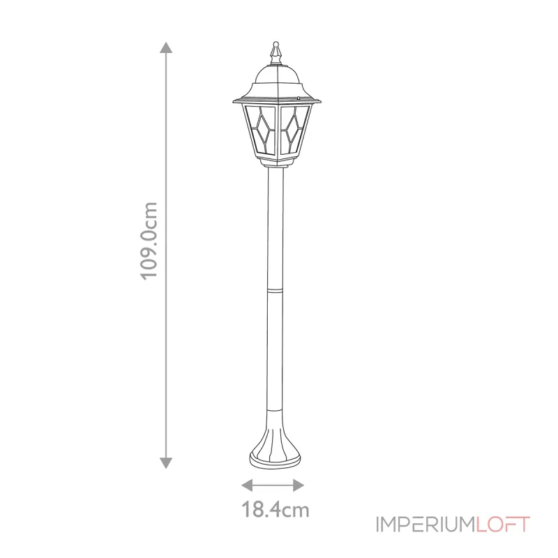 Фонарный столб Elstead Lighting Norfolk NR4-BLK
