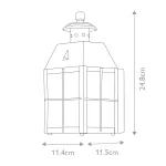 Настенный фонарь Hinkley Nantucket QN-NANTUCKET-XS-AS