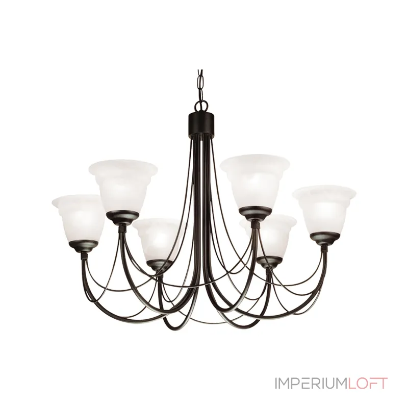 Люстра Elstead Lighting Carisbrooke CB6-BLACK