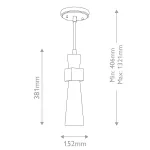 Подвесной светильник Elstead Lighting Kristy KRISTY-MP-DG-OPAL