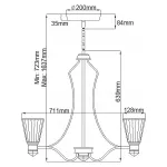 Люстра Kichler Kayva QN-KAYVA13-PN
