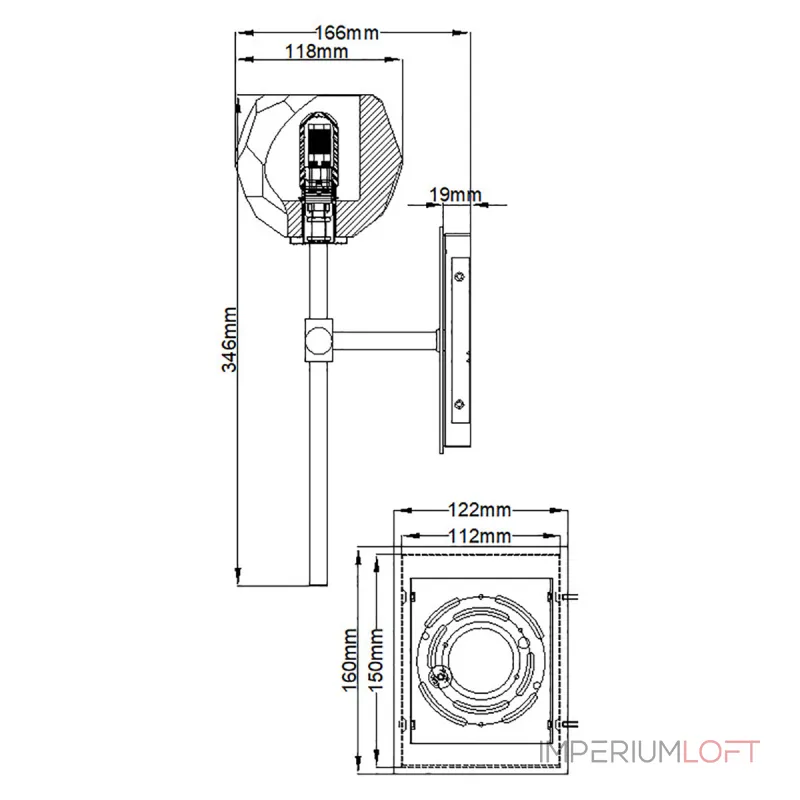 Бра для ванной Quoizel Regalia QN-REGALIA1-PC-BATH