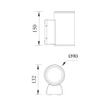 Настенный фонарь Natural Concepts Dwell NC-803072-DG