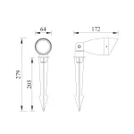 Ландшафтный свет Natural Concepts Dwell NC-003731DZ-DG