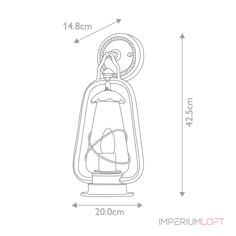 Настенный фонарь Elstead Lighting Miners MINERS-WALL