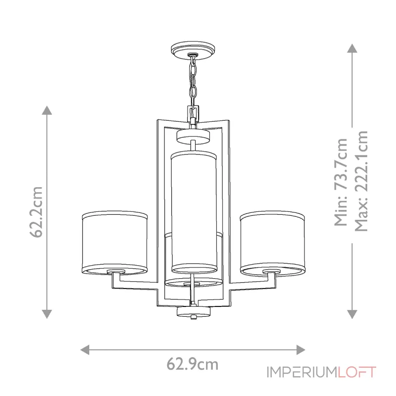 Люстра Hinkley Hampton HK-HAMPTON4-BB