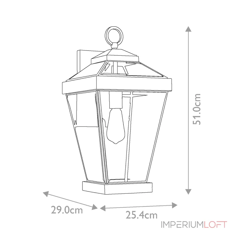 Настенный фонарь Quoizel Ravine QZ-RAVINE2-L