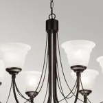 Люстра Elstead Lighting Carisbrooke CB6-BLACK