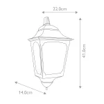 Настенный фонарь Elstead Lighting Chapel CP7-2-BLACK