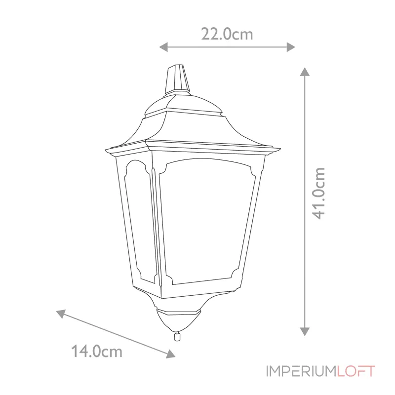 Настенный фонарь Elstead Lighting Chapel CP7-2-BLACK