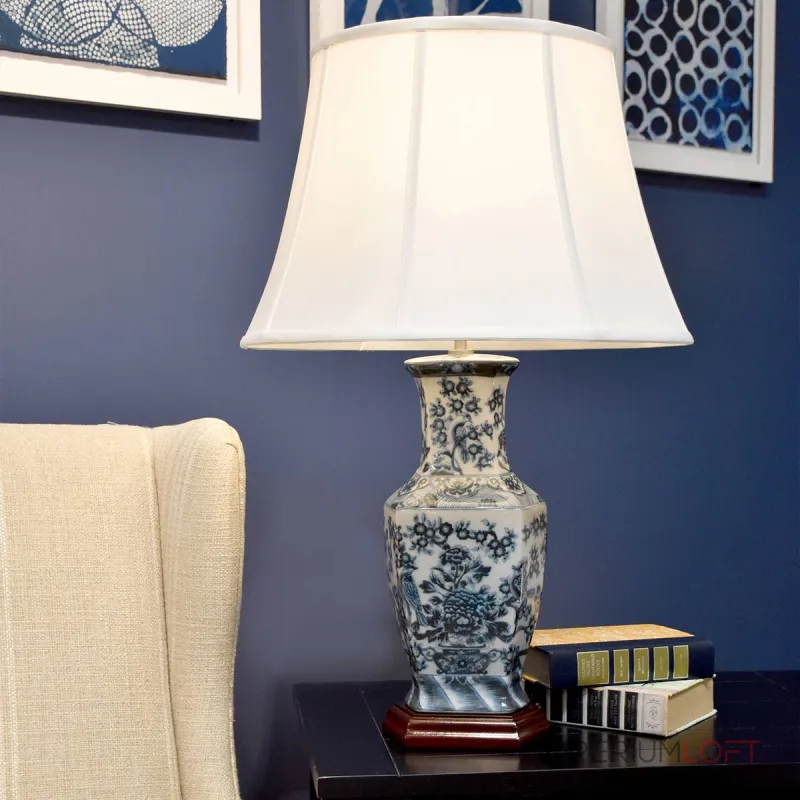 Настольная лампа Elstead Lighting Blue hex BLUE-HEX-TL Настольная лампа Elstead Lighting Blue hex BLUE-HEX-TL