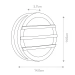 Настенный фонарь Elstead Lighting Ano ANO-2W
