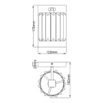 Бра для ванной Quoizel Divine QZ-DIVINE1-PC-BATH