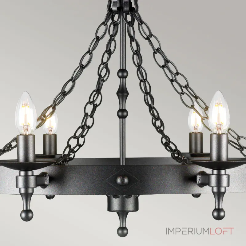 Люстра Elstead Lighting Warwick WR8-GRAPHITE