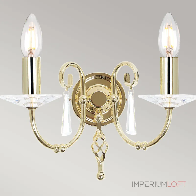 Бра Elstead Lighting Aegean AG2-POL-BRASS Бра Elstead Lighting Aegean AG2-POL-BRASS
