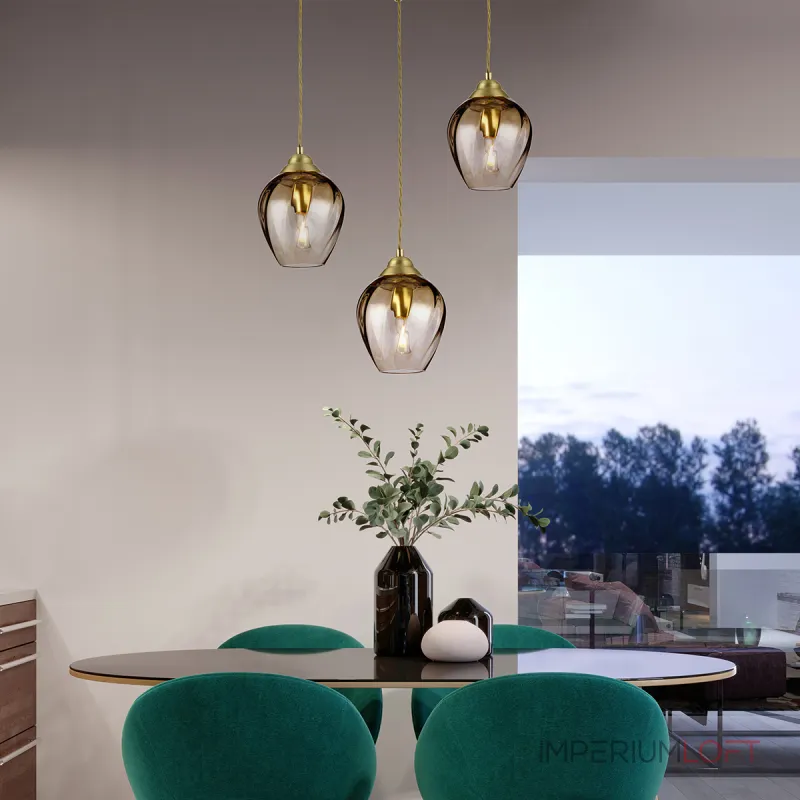 Подвесной светильник Elstead Lighting Tiber TIBER-P-AMBER