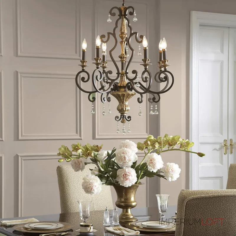 Люстра Quoizel Marquette QZ-MARQUETTE6-A Люстра Quoizel Marquette QZ-MARQUETTE6-A