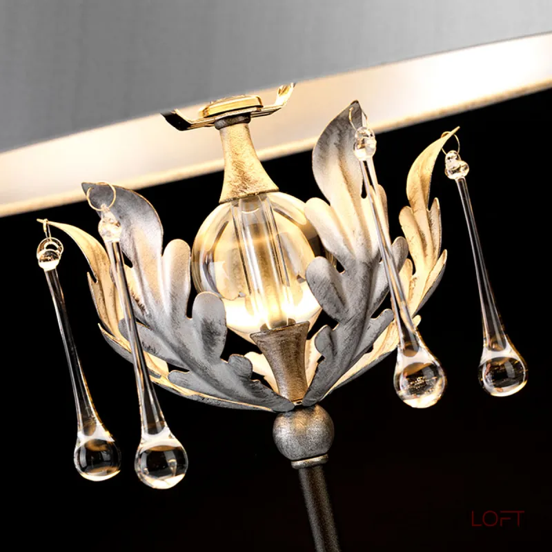 Настольная лампа Elstead Lighting Amarilli AML-TL-BLK-SIL Настольная лампа Elstead Lighting Amarilli AML-TL-BLK-SIL