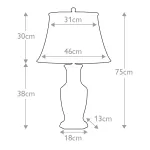 Настольная лампа Elstead Lighting Blue hex BLUE-HEX-TL