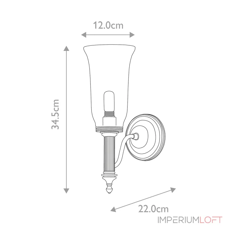 Бра для ванных комнат Elstead Lighting Carroll BATH-CARROLL2-PC Бра для ванных комнат Elstead Lighting Carroll BATH-CARROLL2-PC