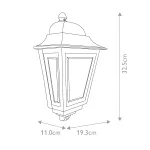Настенный фонарь Elstead Lighting Deco lane DECO-LANE7-CREAM